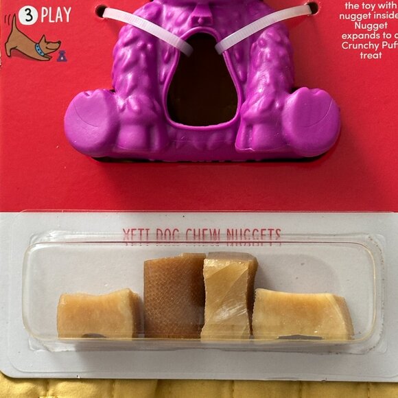 Yeti Dog Chew Puff and Play Hangry Yak Dog Chew Toy - Picture 3 of 6